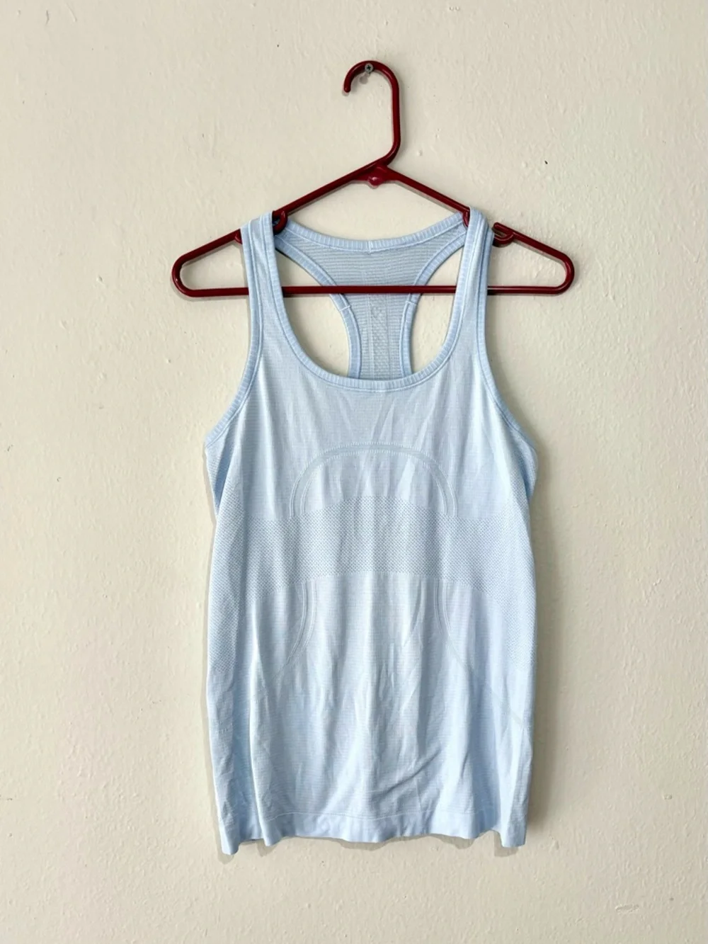 Light Blue Racerback Performance Tank Top by lululemon athletica